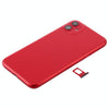 iPhone 11 Red Battery Back Cover w/Keys, Tray & Wireless Charging