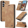 For Samsung Galaxy S25+ 5G CaseMe 013 Multifunctional Horizontal Flip Leather Phone Case(Brown)