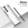 For Samsung Galaxy Z Fold6 Integrated PC + PU Phone Case with Pen / Pen Box(White)