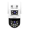 SriHome SH048 Dual Lens 2MP Colour Night Vision Security Camera, EU Plug
