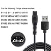 For Philips Electric Shaver PQ888 889 4pcs 5V USB Charging Cable