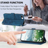 For iPhone 8 Plus / 7 Plus Tulips Embossed Leather Phone Case with Lanyard(Blue)