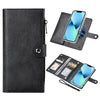 For iPhone 13 ViLi GVS-C Series MagSafe Magnetic RFID Leather Flip Phone Case(Black)