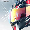 Motorcycle Helmet Visor Anti-UV Wind Shield Lens For AGV K1 / K3SV / K5(Aurora Red)