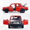 1:36 Alloy Car Model Three Open Door Small Car Toys Cake Ornaments(Black)