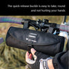WEST BIKING YP0707247 Cycling Crossbeam Handle Drum Bag(Black)
