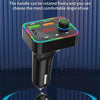 PDF4 PD 25W Fast Car Charger with Hands-Free Calls FM Transmitter 7-Color Led Lights MP3 Player