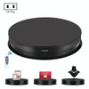 PULUZ 30cm Adjusting Speed Rotating Turntable Display Stand, Load 10-15kg, US Plug(Black)