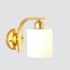 5W Warm Light Simple Bedroom Study Bedside Lamp LED Wall Lamp Creative Corridor Wall Lamp(2032 Gold)