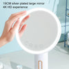 Smart LED Desktop Makeup Mirror with Fill Light, White Light (Black)