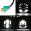5.75 inch DC12V 6000K-6500K 40W Car LED Headlight for Harley(Silver)
