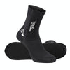 ZCCO 3mm Warm Non-Slip Diving Socks Anti-Wear Ankle Fins, Size:45-46(Black)