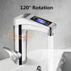 Intelligent Instant Digital Hot Water Faucet Hot and Cold Water Heater, EU Plug(Silver Grey)