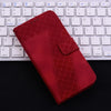 For Xiaomi Redmi K70 / K70 Pro Seven-shaped Embossed Leather Phone Case(Red)