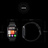 QS08 PRO 1.83 inch BT5.2 Smart Sport Watch, Support Sleep / Heart Rate / Blood Oxygen / Temperature / Blood Pressure Health Monitor(Black+Green)