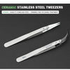 BAKU BA-I7-72MZ Stainless Steel Ceramic Pointed Tweezers