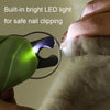 LED Pet Nail Clippers with Polisher - Green - Cat & Dog