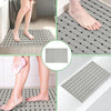 Shower Room Bathing Anti-slip Foot Mat Household Waterproof Anti-fall Bathroom Floor Mat, Size: 43x61cm(Beige)