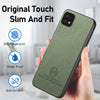 For Samsung Galaxy A22 4G Twill Fabric Leather Skin Back Phone Case(Green)