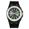 addies MY-052 Business Multifunctional Luminous Watch Silicone Watchstrap Watch for Men(Black)