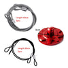 XH-6049 Car Universal Modified Racing Punch-free Aluminum Engine Hood Lock Cover(Red)