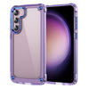 For Samsung Galaxy S25 5G Skin Feel TPU + PC Phone Case(Transparent Purple)