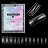 2 Boxes Nail Crystal Rapid Light Therapy Extension Nail Model, Shape: 120 PCS 05
