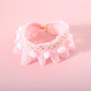 Lace Pet Collar, Pink, S (20-25cm), Cats & Dogs
