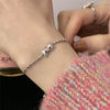 S925 Sterling Silver Gypsophila Beanie Ladies Bracelet, Specification:SL0754