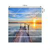13pcs / Set DIY Creative Silent Sea Stairs Sticker Home Decoration, Size: 18*100cm