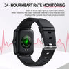 PTone 1.44 inch HD Touch Screen IP67 Waterproof Smart Watch, Support Sleep Monitoring / Heart Rate Monitoring / Blood Pressure Monitoring(Black)