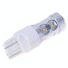 2 PCS 7443 650 Lumen 50W 10-3535-LEDs 6500K White Light Brake Light, DC 12-24V