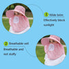 2 PCS Cherry Printing Isolation Cap Sunscreen Face-Covering Outdoor Travel Hat Cap, Colour: Half Cherry (Gray Purple)