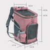LDLC Pet Carrier Backpack, Breathable, Foldable, Pink, Medium