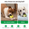 O2 Automatic Pet Toy Ball, 6cm, Orange, USB Rechargeable, Dogs & Cats