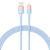 Baseus Discolor Series 2.4A USB to 8 Pin Fast Charging Cable, Cable Length:1m(Blue)