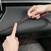 0.5m Car Center Console Interior Modification Leather Gap Strip(Black Blue)