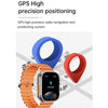 WS12 ULTRA 2 2.2 inch Sport Smart Watch, Support Payment Code / Bluetooth Call / Sleep / Blood Oxygen / Heart Rate / Blood Pressure Health Monitor(Gold)