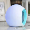 Round Color Light Gradient Alarm Clock Perpetual Calendar Clock