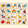 Creative Montessori Fun Children Puzzle Toys Baby Early Education Multi-functional Puzzle DIY Tangram(Animal)