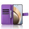 For vivo V40 Lite 4G / 5G IDN Diamond Texture Leather Phone Case(Purple)