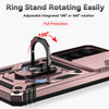 For Samsung Galaxy S25 5G Sliding Camshield Holder Phone Case(Rose Gold)