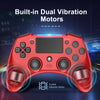 398 Bluetooth 5.0 Wireless Game Controller for PS4 / PC / Android(Red)