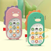 Baby Puzzle Bilingual Simulation Mobile Phone Toy Baby Child Early Education Machine(Pink)