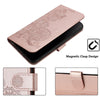 For Samsung Galaxy A36 5G Datura Flower Embossed Flip Leather Phone Case(Rose Gold)