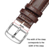5pcs IP Plated Stainless Steel Pin Buckle Watch Accessories, Color: Rose Gold 22mm