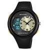 SANDA 763 Men Waterproof Student Watch Explosive Fashion Multi Functional Night light Outdoor Sports Personality Electronic Wrist Watch(Yellow)