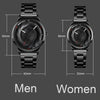 SKMEI 9210 Ladies Business Watch Simple 3D Dial Quartz Watch(Black)
