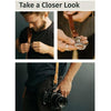 Quick Release Anti-Slip Shoulder Leather Harness Camera Strap with Metal Hook for SLR / DSLR Cameras (Right Shoulder)