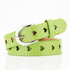 Dandali DC141 Women Pinching Belt Cutout Heart Belt, Length (cm): 95-115cm(Green)